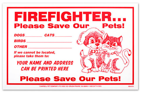 Personalized Firefighter Stickers